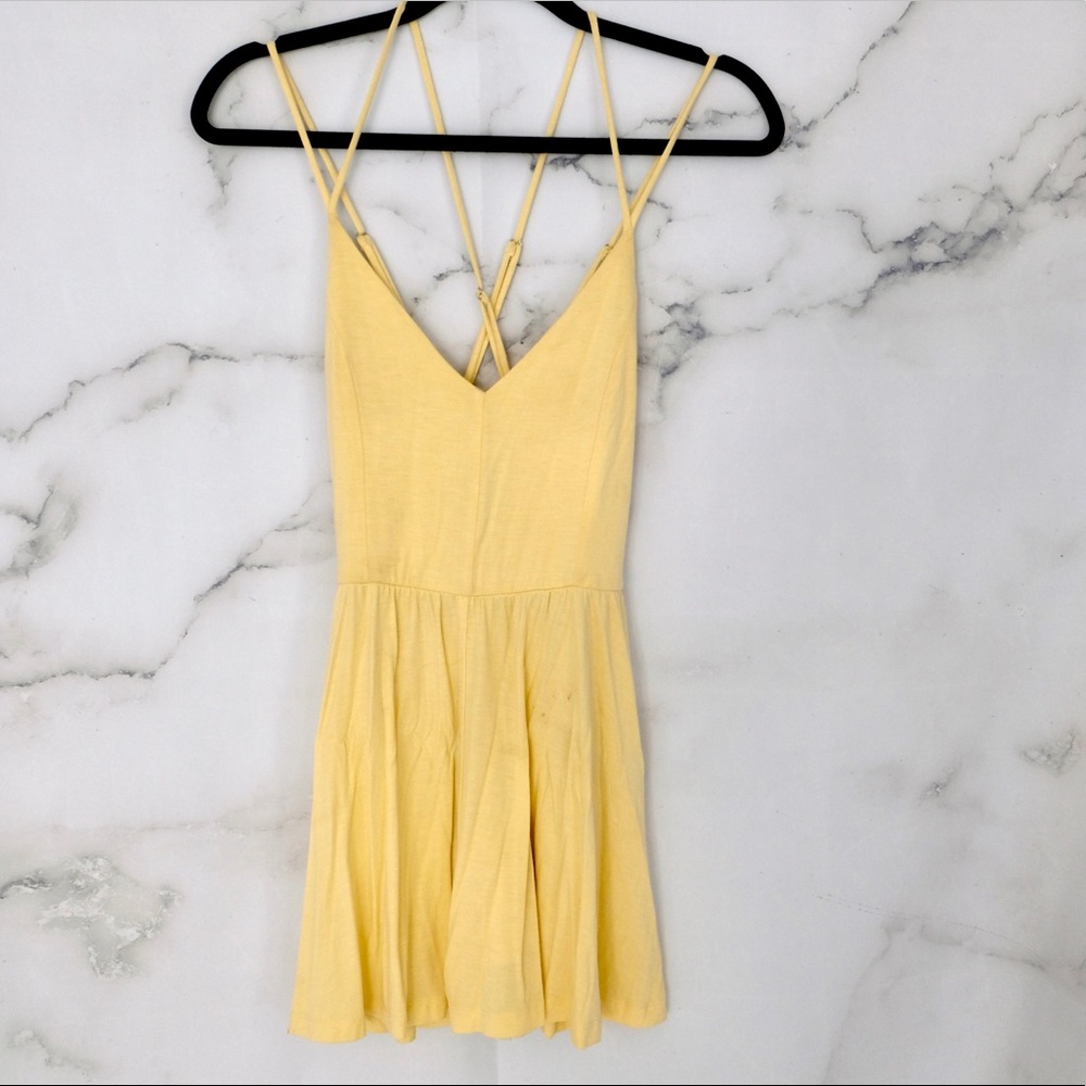 Forever 21 Yellow Romper